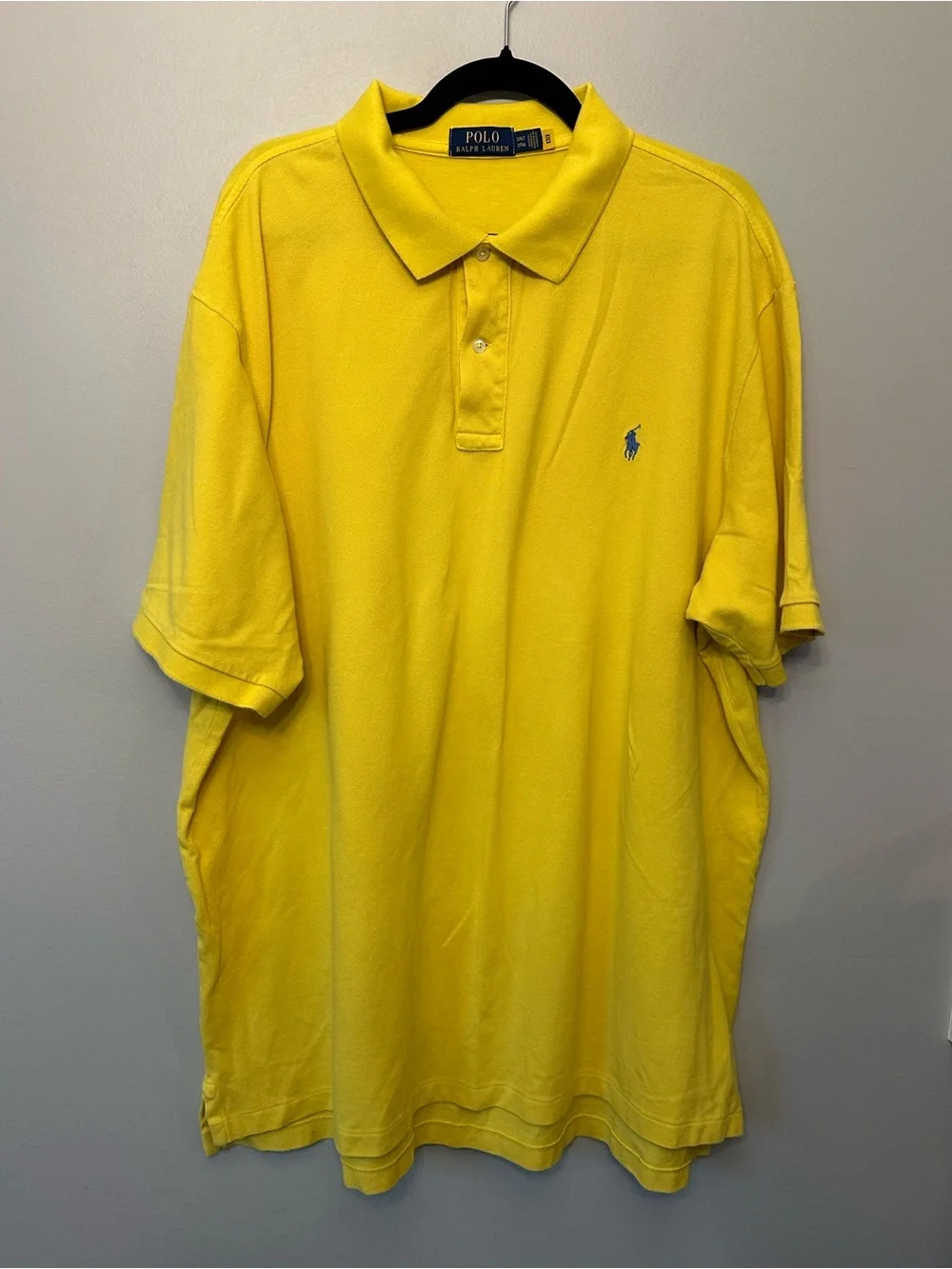 Polo by Ralph Lauren Men’s Yellow Short-Sleeve Polo Shirt